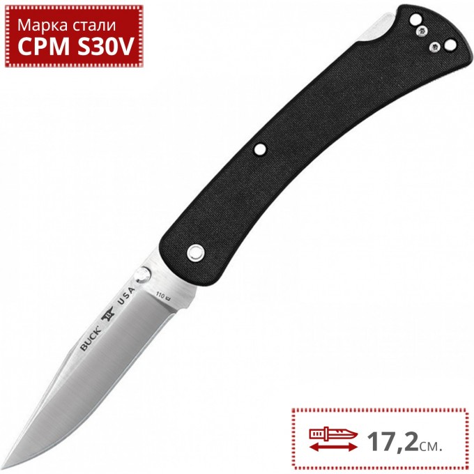 Нож BUCK 0110BKS4 110 FOLDING HUNTER SLIM PRO B0110BKS4 Нож BUCK 0110BKS4 110 FOLDING HUNTER SLIM PRO B0110BKS4