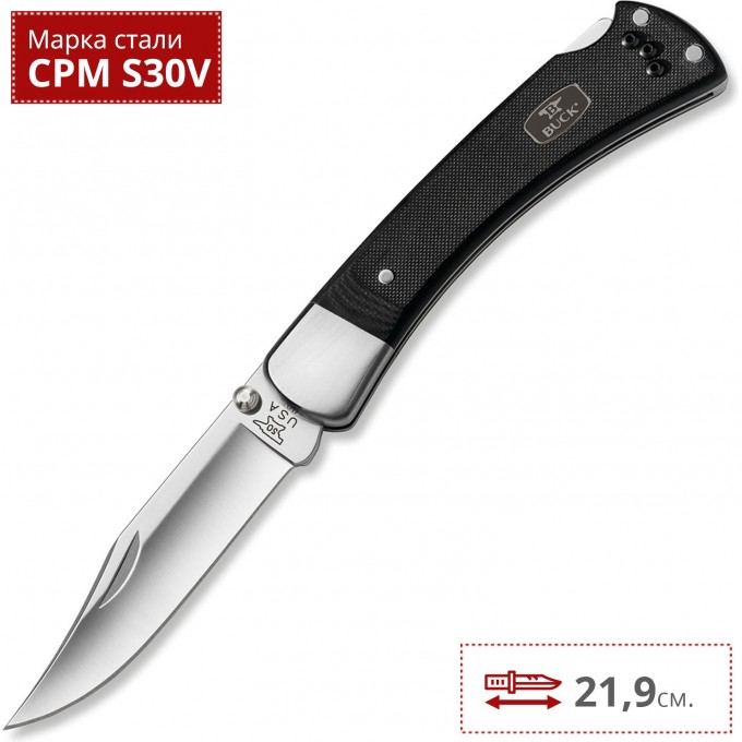 Нож BUCK 0110BKSNS FOLDING HUNTER B0110BKSNS Нож BUCK 0110BKSNS FOLDING HUNTER B0110BKSNS