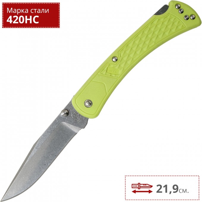Нож BUCK 0110GRS1 110 FOLDING HUNTER SLIM SELECT B0110GRS1 Нож BUCK 0110GRS1 110 FOLDING HUNTER SLIM SELECT B0110GRS1