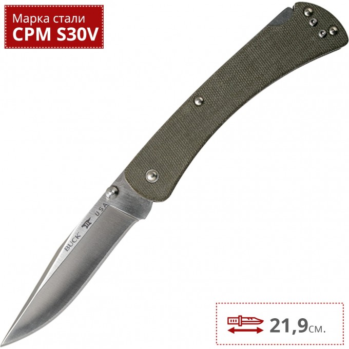 Нож BUCK 0110ODS4 110 FOLDING HUNTER SLIM PRO B0110ODS4 Нож BUCK 0110ODS4 110 FOLDING HUNTER SLIM PRO B0110ODS4
