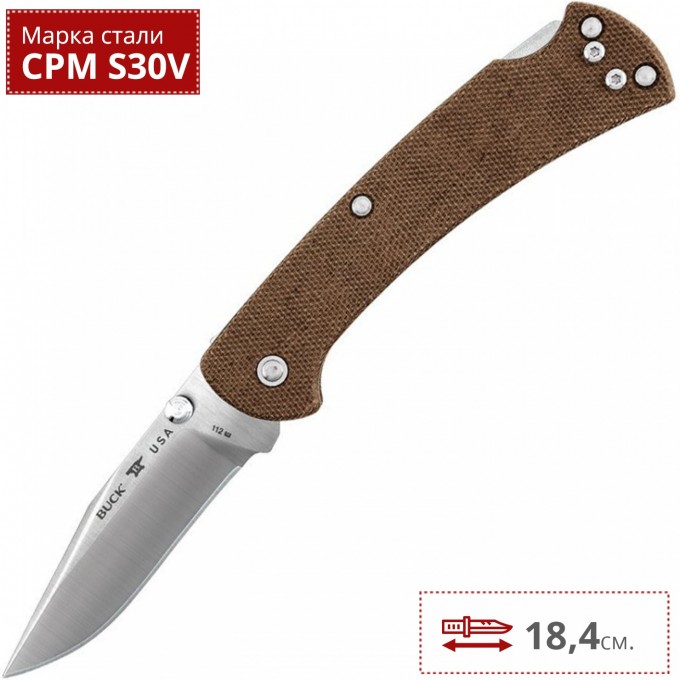 Нож BUCK 0112BRS6 112 RANGER SLIM PRO B0112BRS6 Нож BUCK 0112BRS6 112 RANGER SLIM PRO B0112BRS6