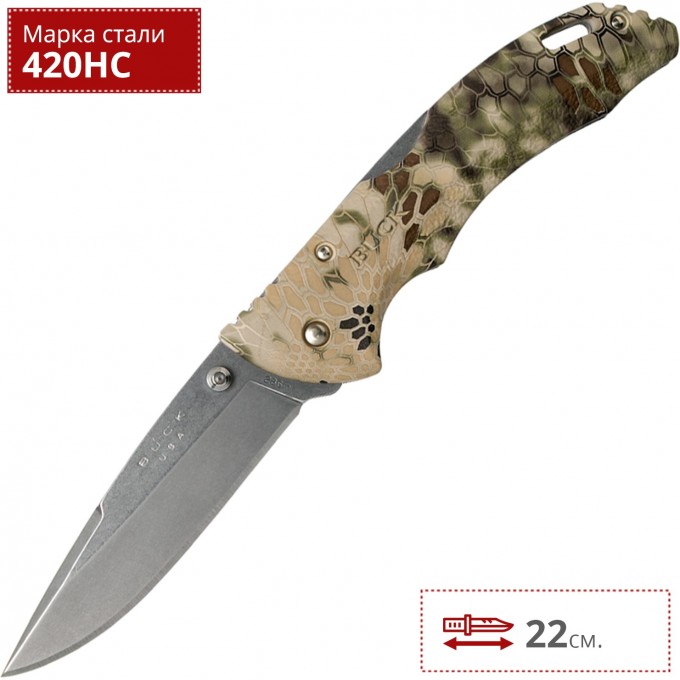 Нож BUCK 0286CMS26 BANTAM KRYPTEK HIGHLANDER B0286CMS26 Нож BUCK 0286CMS26 BANTAM KRYPTEK HIGHLANDER B0286CMS26
