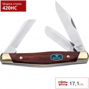 Нож BUCK 0301RWS STOCKMAN ROSEWOOD