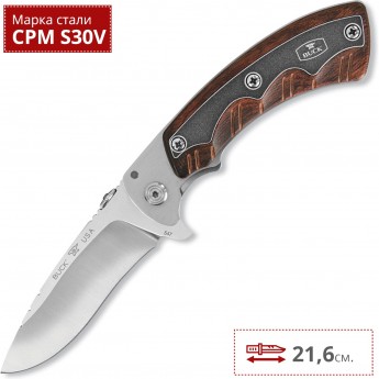 Нож BUCK 0547RWS OPEN SEASON FOLDING SKINNER