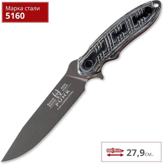 Нож BUCK 065BKSBHR BUCK/HOOD PUNK B0065BKSBHR Нож BUCK 065BKSBHR BUCK/HOOD PUNK B0065BKSBHR