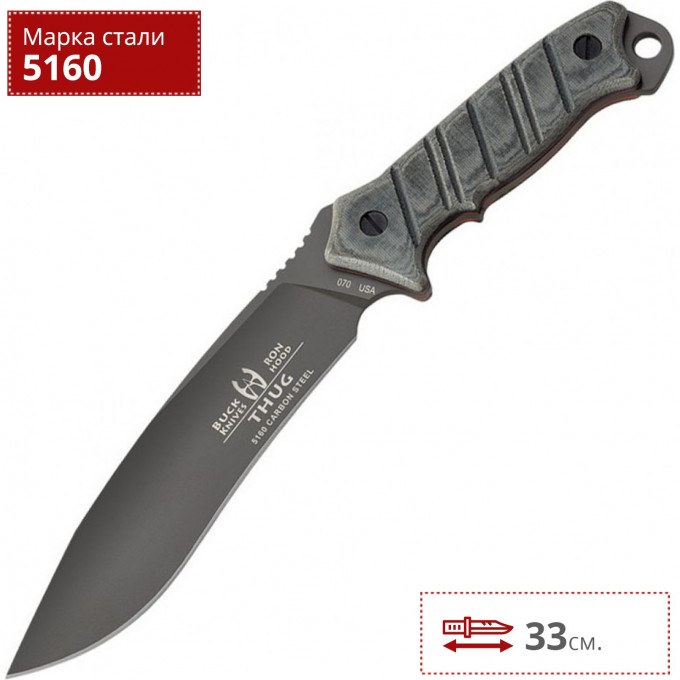 Нож BUCK 070BKSBHR BUCK/HOOD THUG B0070BKSBHR Нож BUCK 070BKSBHR BUCK/HOOD THUG B0070BKSBHR
