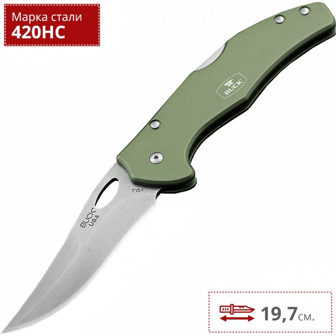 Нож BUCK 0715ODS ASCEND LT B0715ODS Нож BUCK 0715ODS ASCEND LT B0715ODS