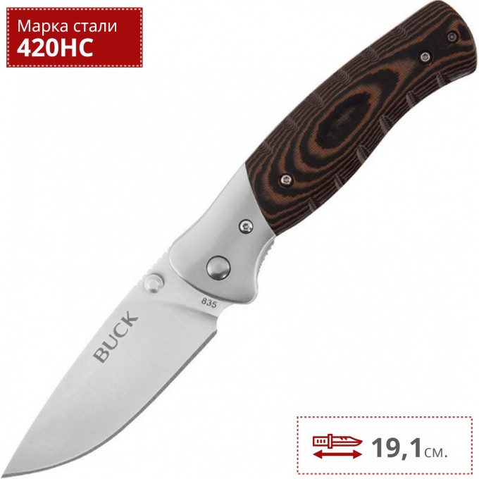 Нож BUCK 0835BRS SMALL SELKIRK B0835BRS Нож BUCK 0835BRS SMALL SELKIRK B0835BRS