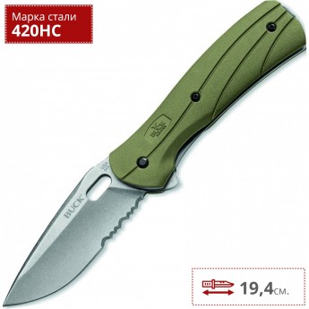 Нож BUCK 0845ODS VANTAGE FORCE, MARINE OD GREEN - SELECT Нож BUCK 0845ODS VANTAGE FORCE, MARINE OD GREEN - SELECT