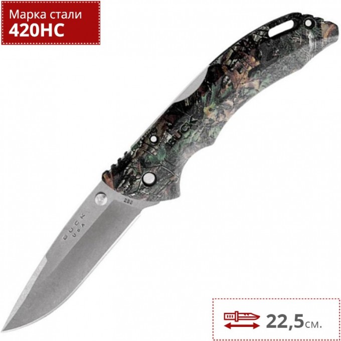 Нож BUCK BANTAM REALTREE XTRA B0286CMS20 Нож BUCK BANTAM REALTREE XTRA B0286CMS20