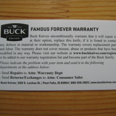 Нож BUCK 0110BKSLT FOLDING HUNTER LT